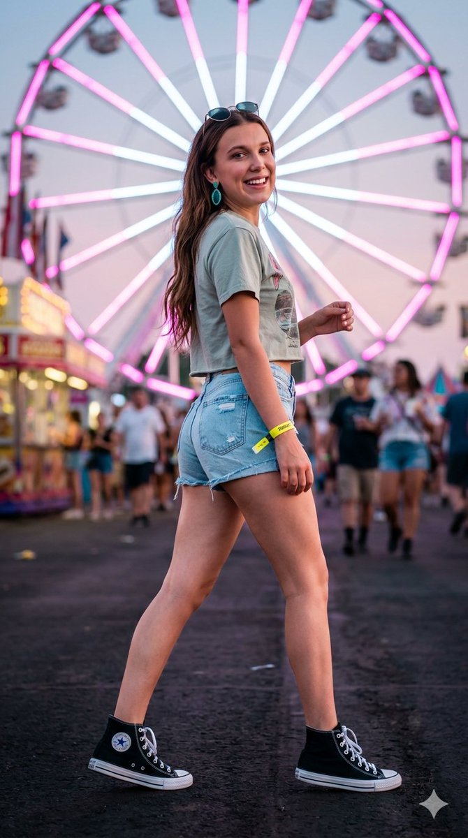 Nano Banana AI image generator example: Festival photo thumbnail (Thumbnail)