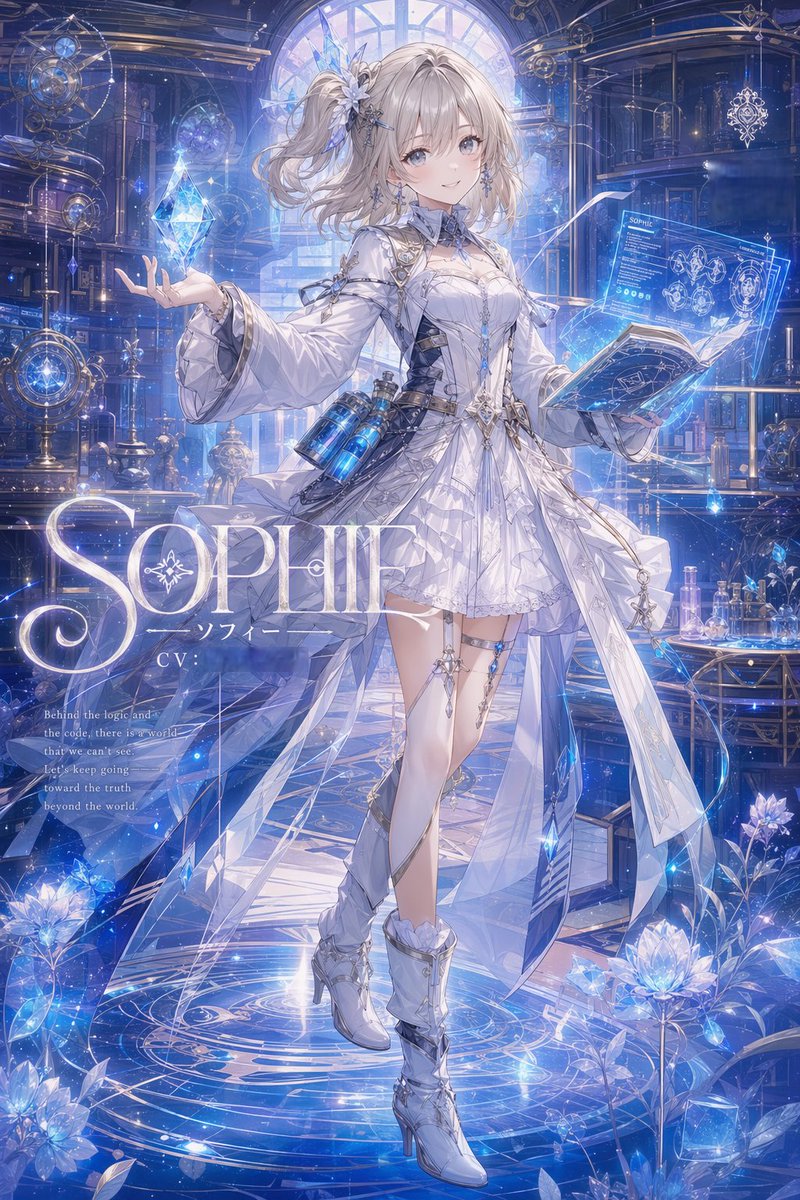 Game Asset - Overdecorated Sophie Magic Poster prompt example generated with GPT Image 2
